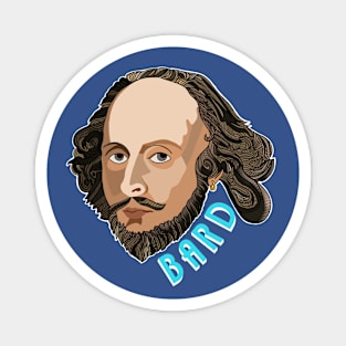 William Shakespeare The Bard Magnet